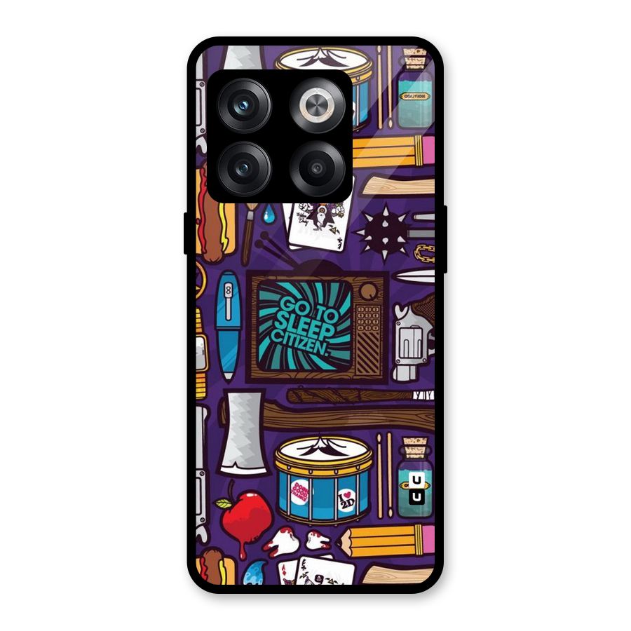 Go To Sleep Glass Back Case for OnePlus 10T