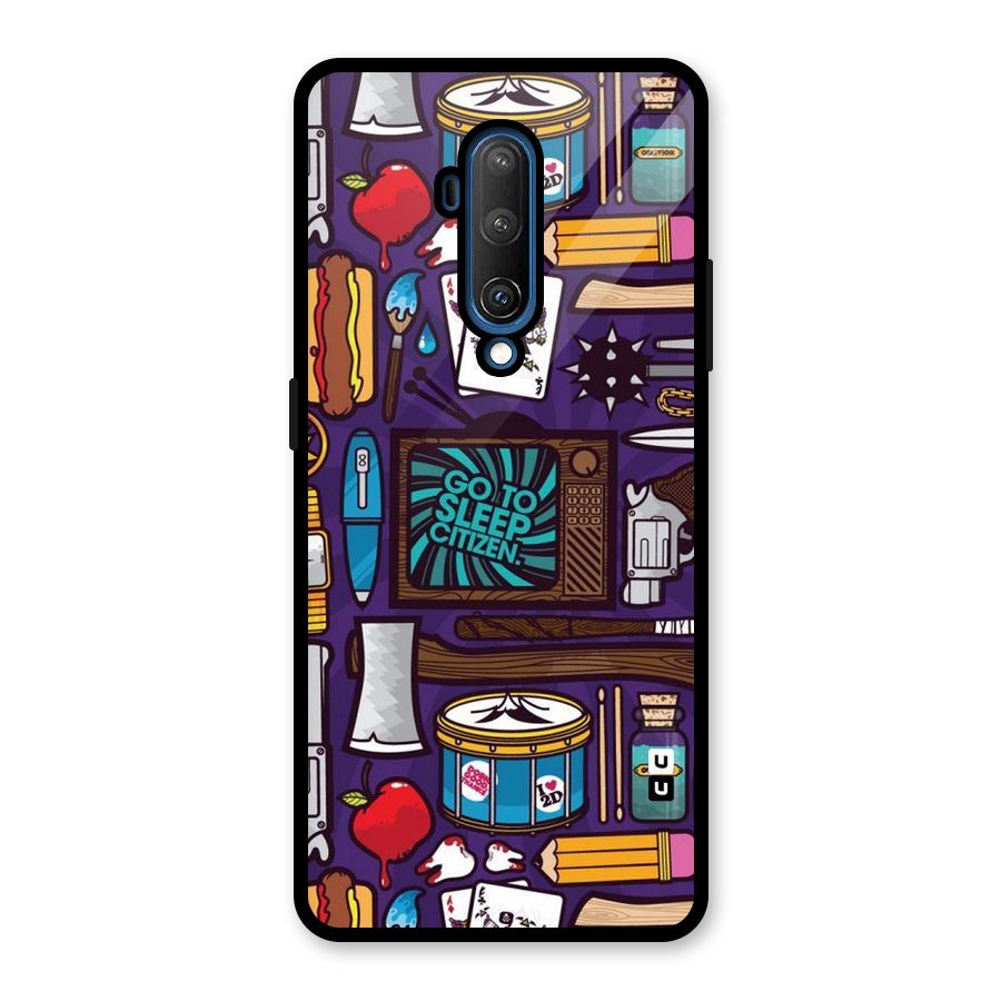 Go To Sleep Glass Back Case for OnePlus 7T Pro