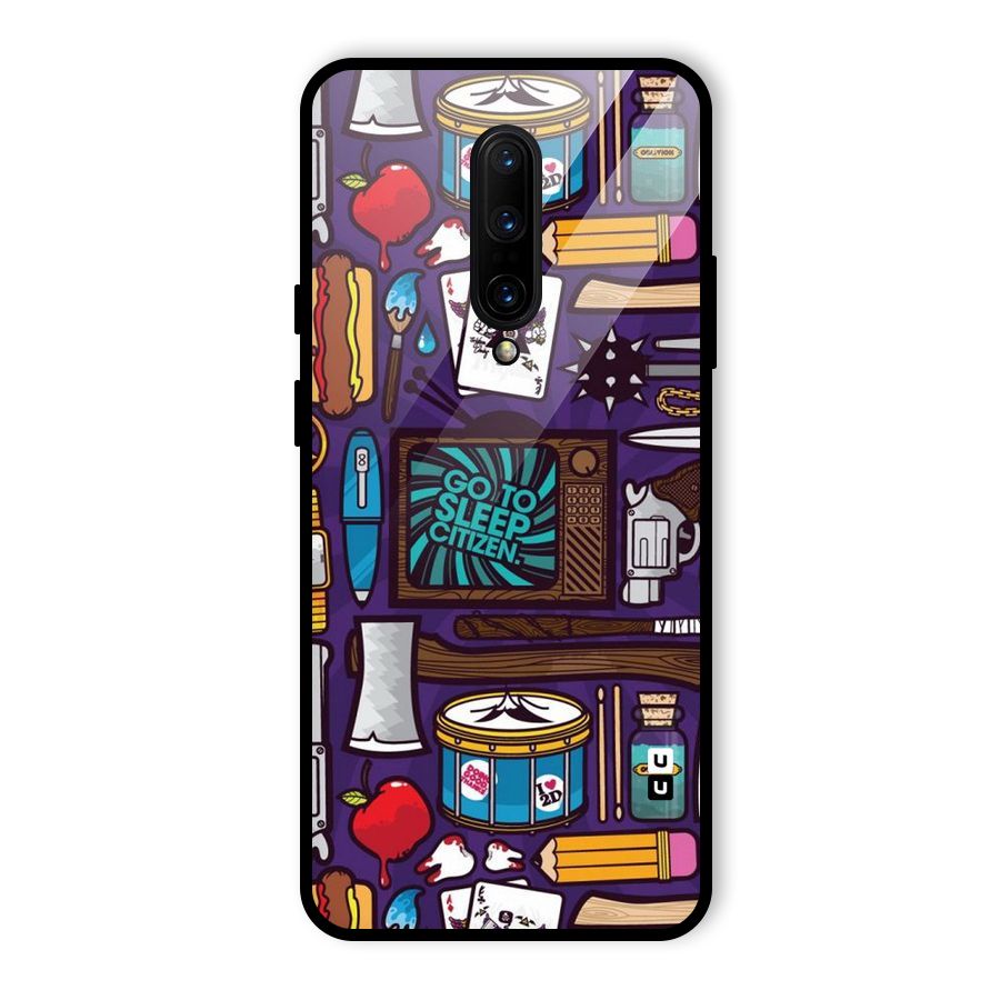 Go To Sleep Glass Back Case for OnePlus 7 Pro