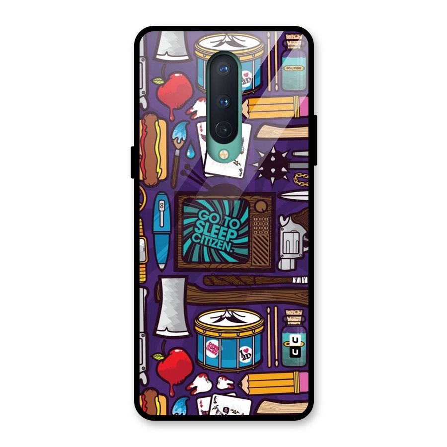 Go To Sleep Glass Back Case for OnePlus 8