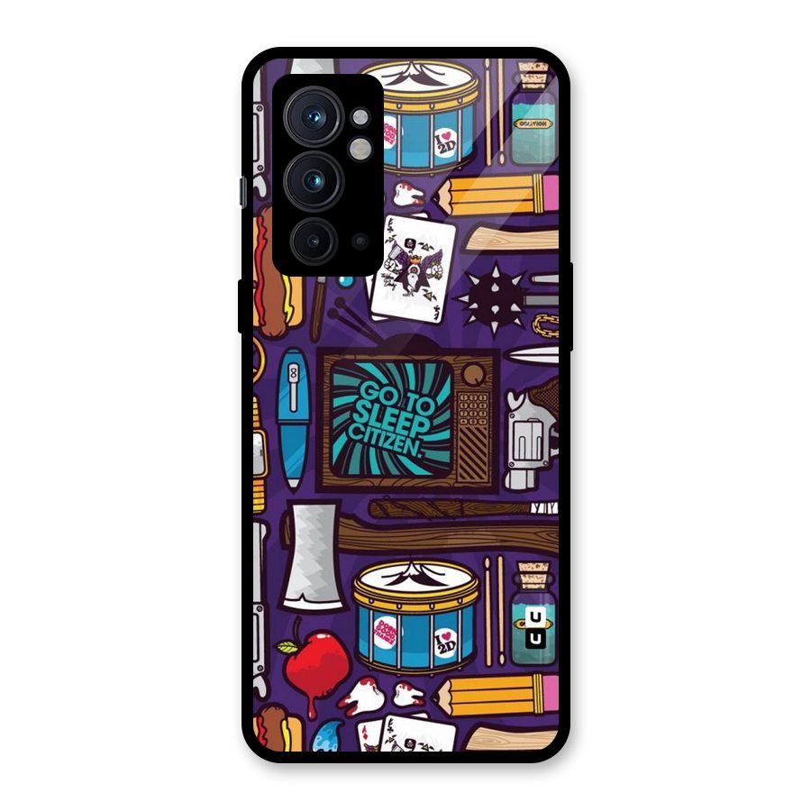 Go To Sleep Glass Back Case for OnePlus 9RT 5G