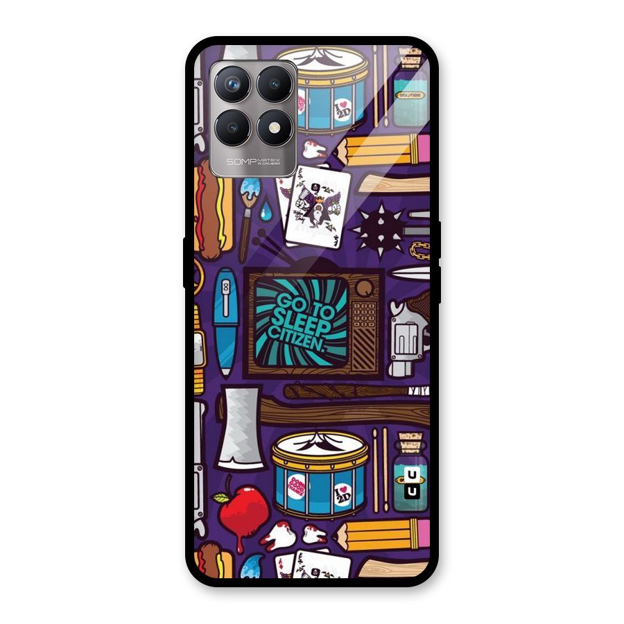Go To Sleep Glass Back Case for Realme Narzo 50