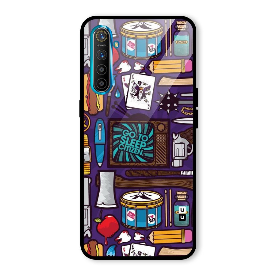 Go To Sleep Glass Back Case for Realme X2