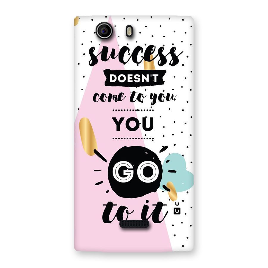 Go To Success Back Case for Canvas Nitro 2 E311