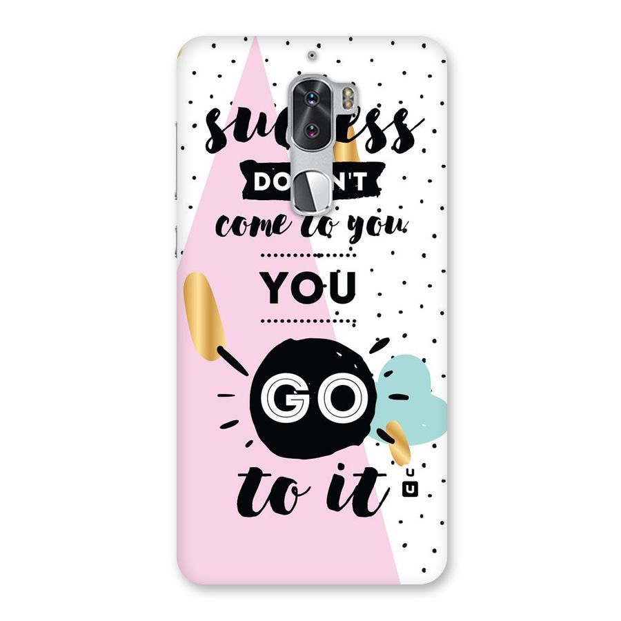 Go To Success Back Case for Coolpad Cool 1