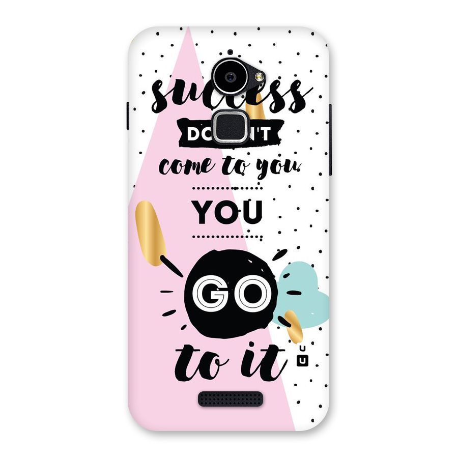 Go To Success Back Case for Coolpad Note 3 Lite