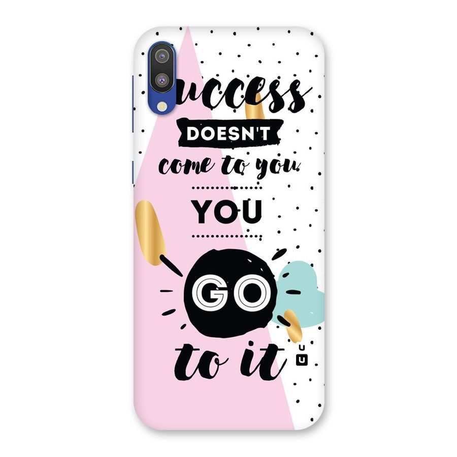 Go To Success Back Case for Galaxy M10
