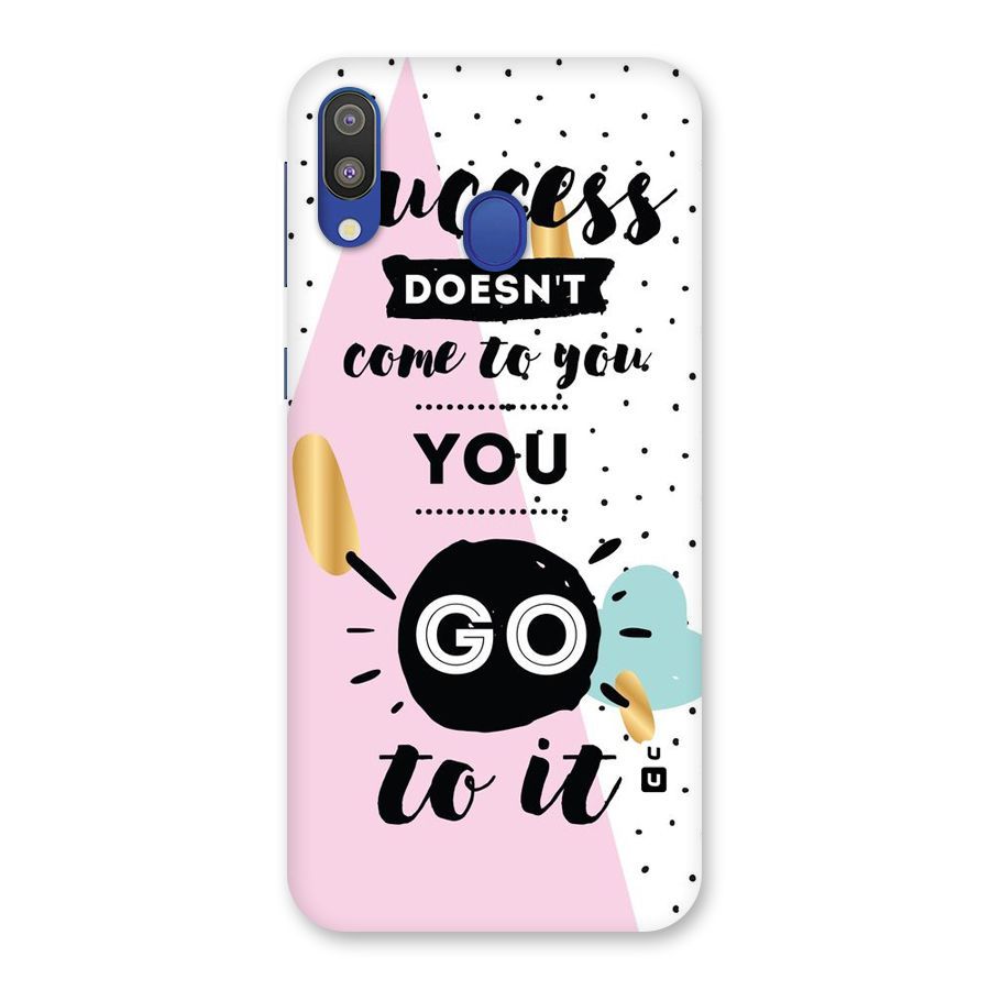 Go To Success Back Case for Galaxy M20
