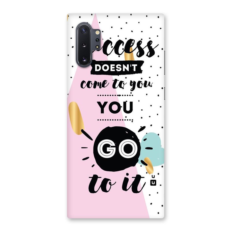 Go To Success Back Case for Galaxy Note 10 Plus