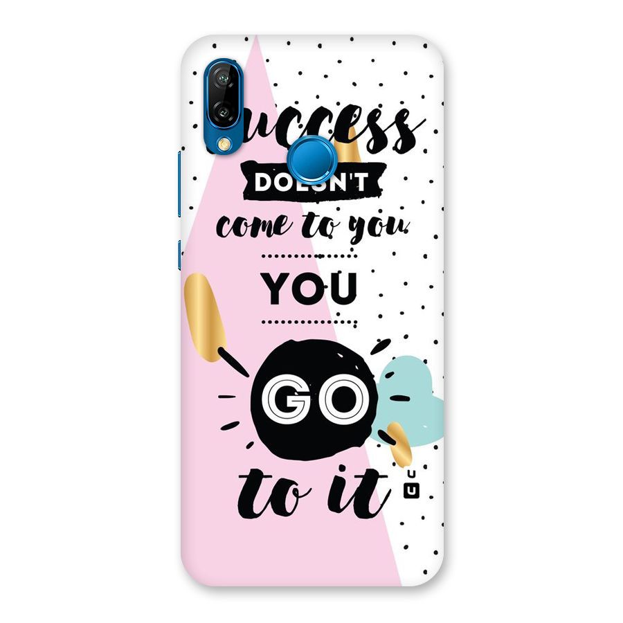 Go To Success Back Case for Huawei P20 Lite
