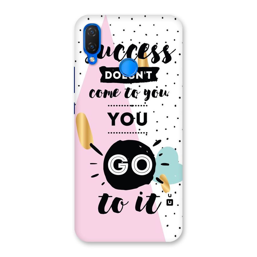 Go To Success Back Case for Huawei P Smart+