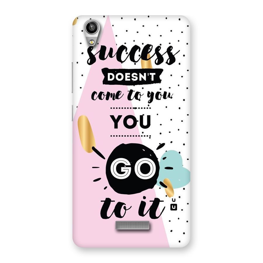 Go To Success Back Case for Lava-Pixel-V1
