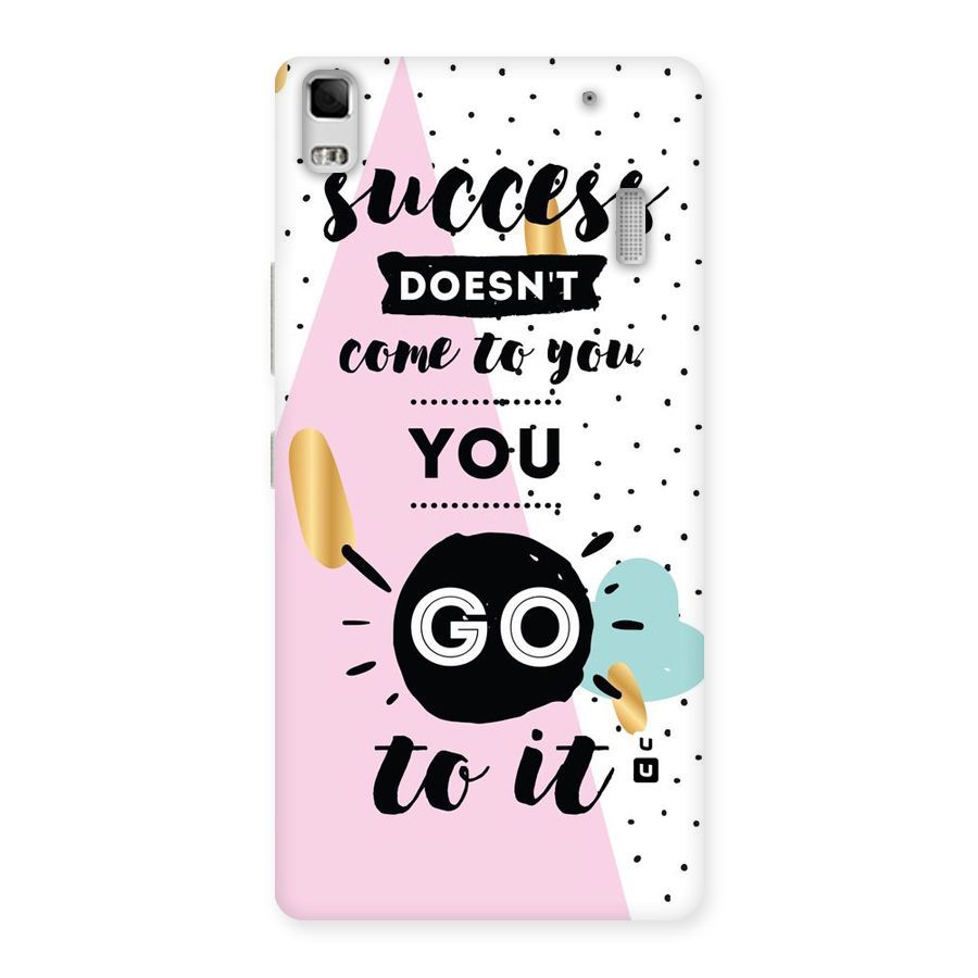 Go To Success Back Case for Lenovo A7000
