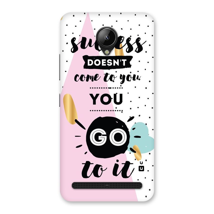 Go To Success Back Case for Lenovo C2