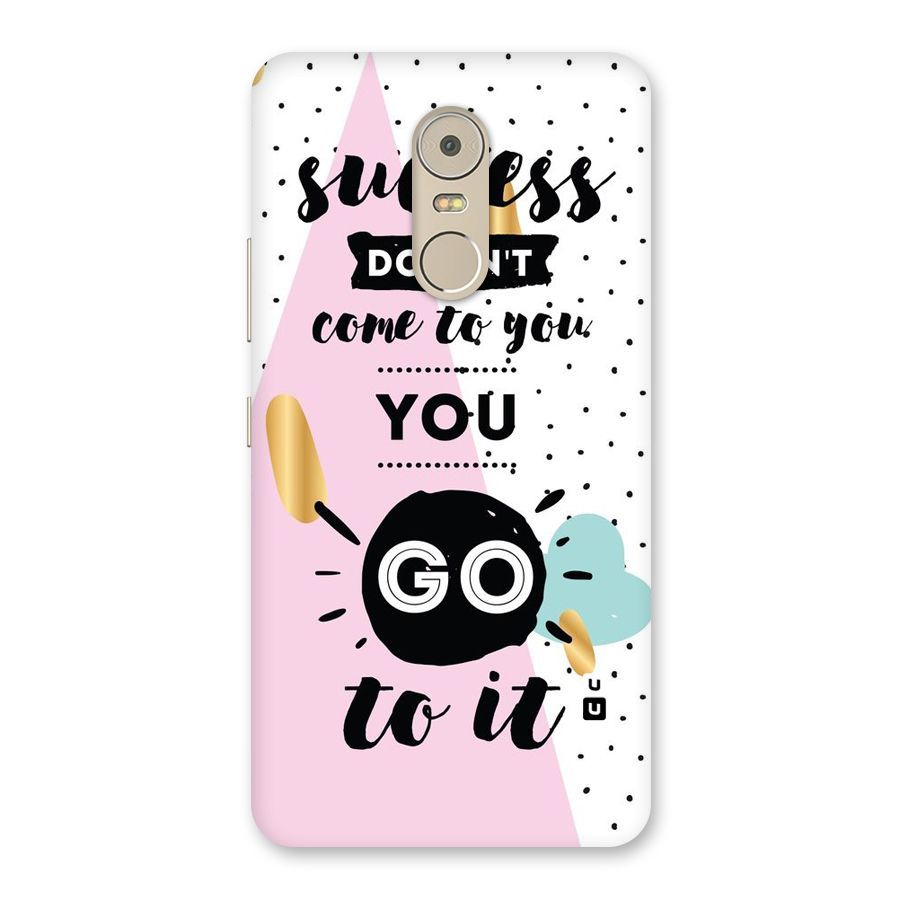 Go To Success Back Case for Lenovo K6 Note