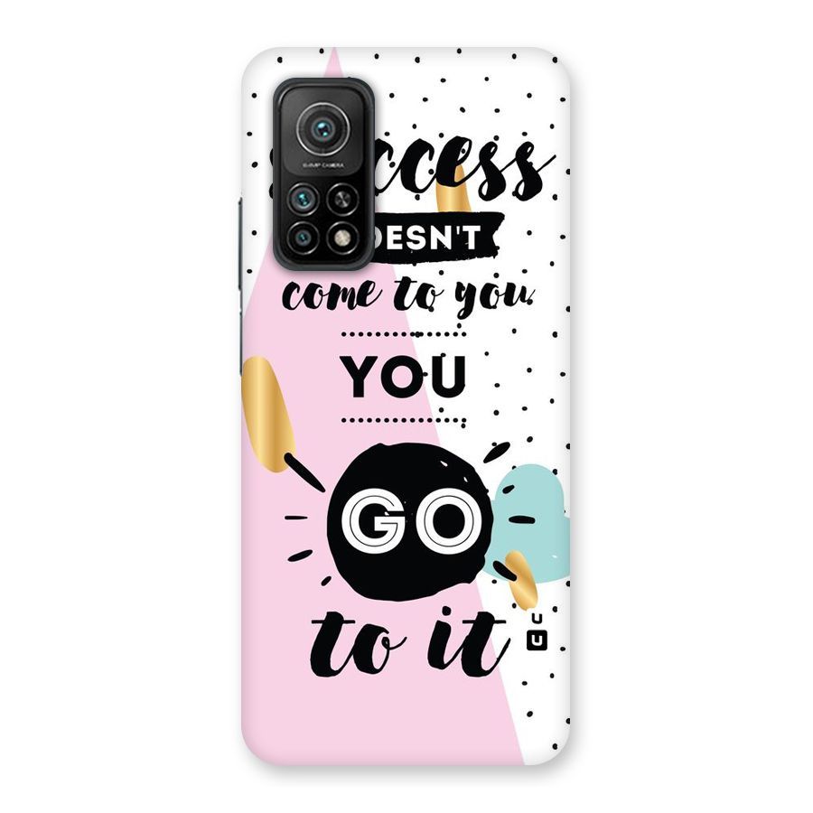 Go To Success Back Case for Mi 10T Pro 5G