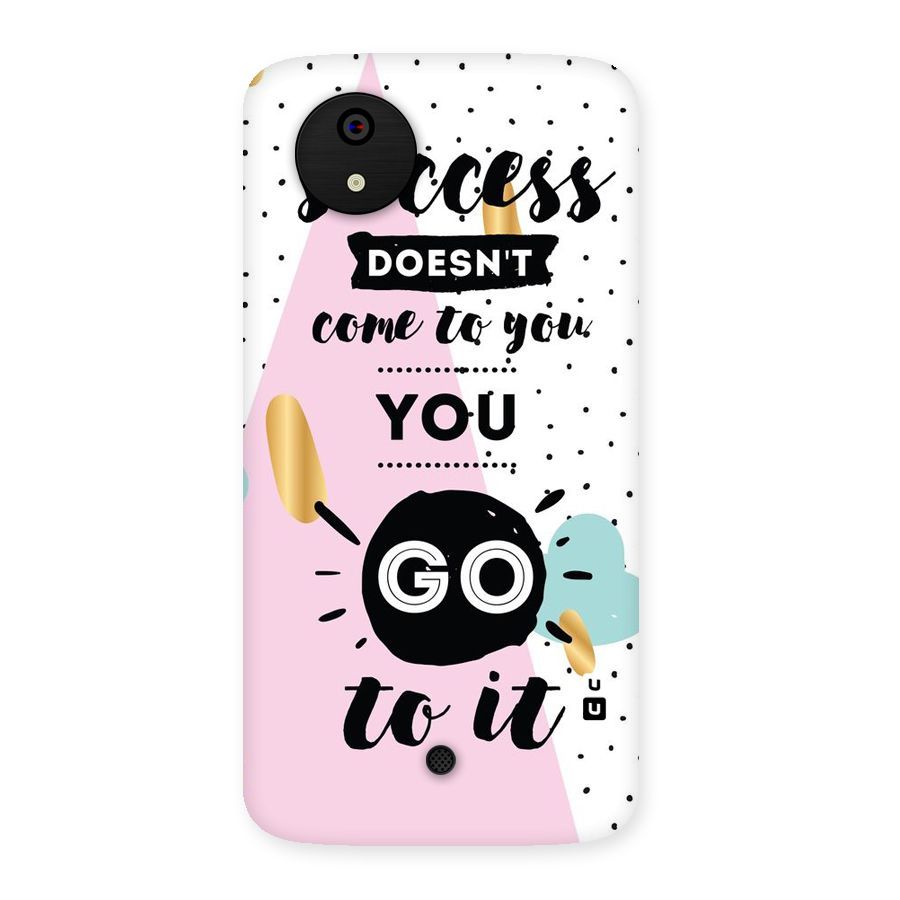 Go To Success Back Case for Micromax Canvas A1