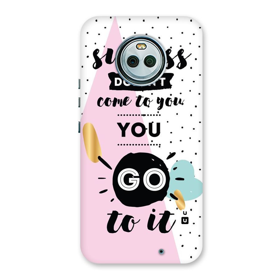 Go To Success Back Case for Moto X4