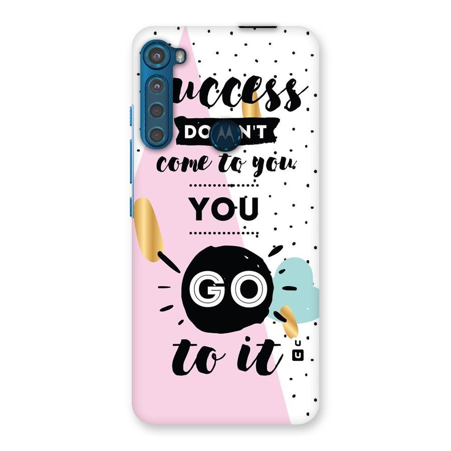 Go To Success Back Case for Motorola One Fusion Plus