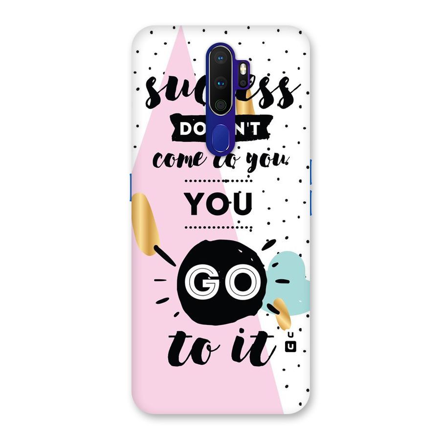 Go To Success Back Case for Oppo A9 (2020)