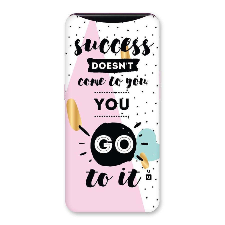 Go To Success Back Case for Oppo Find X
