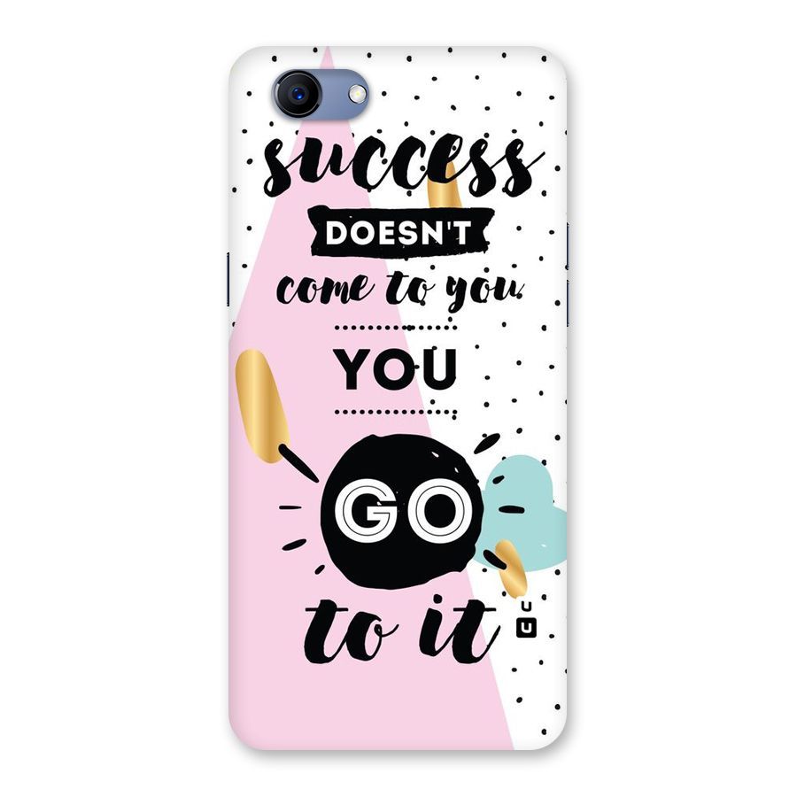 Go To Success Back Case for Oppo Realme 1