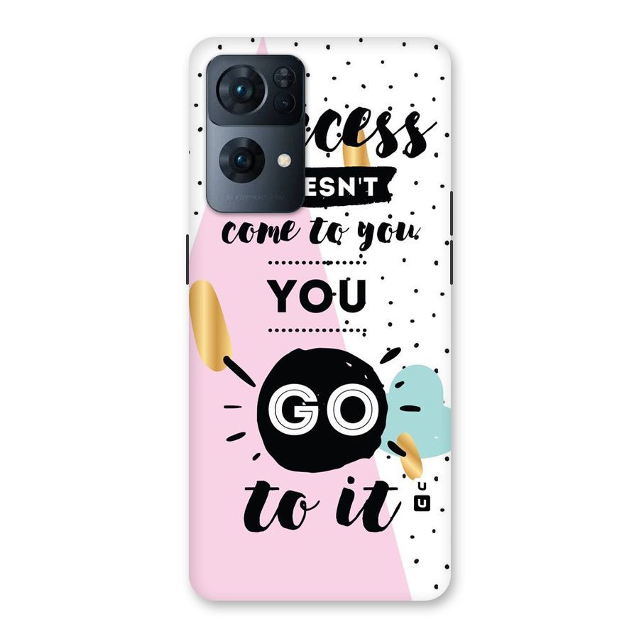 Go To Success Back Case for Oppo Reno7 Pro 5G