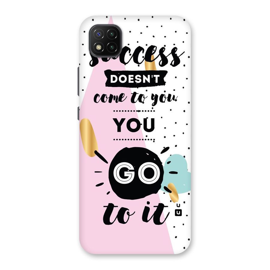 Go To Success Back Case for Poco C3