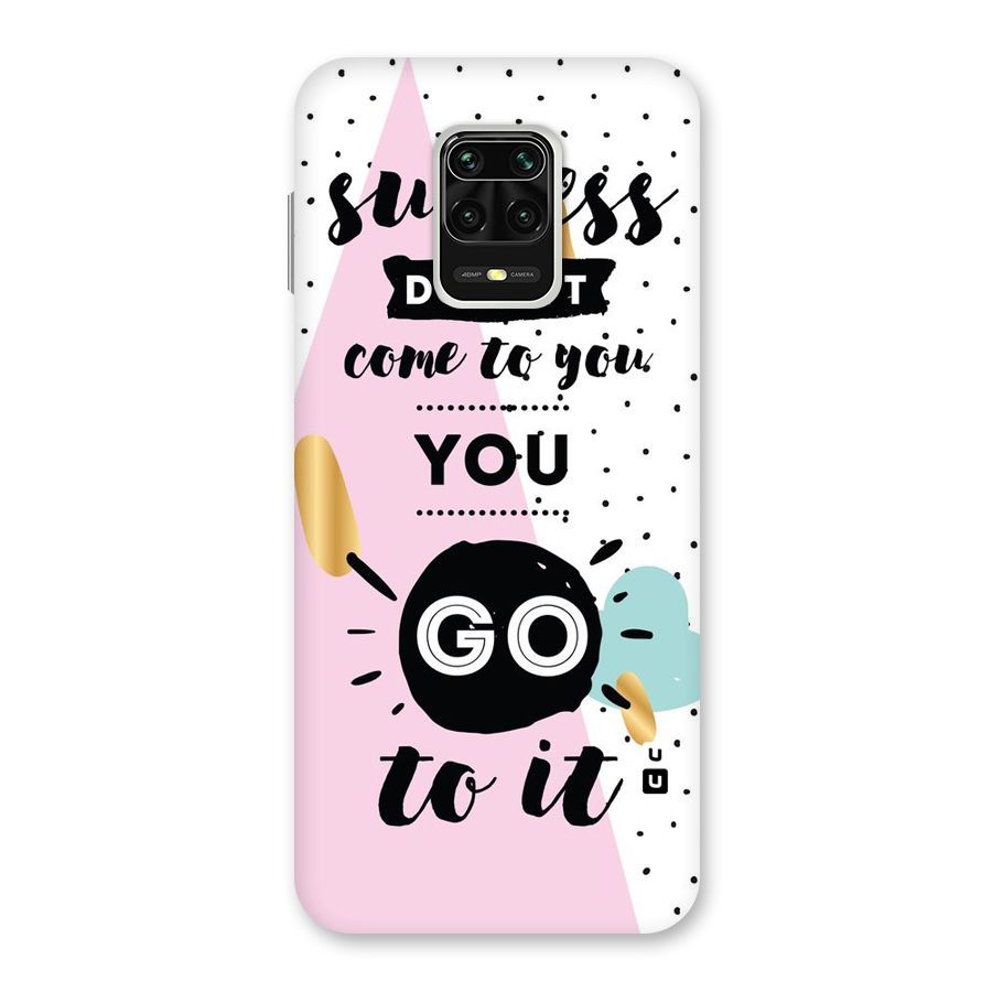 Go To Success Back Case for Poco M2 Pro
