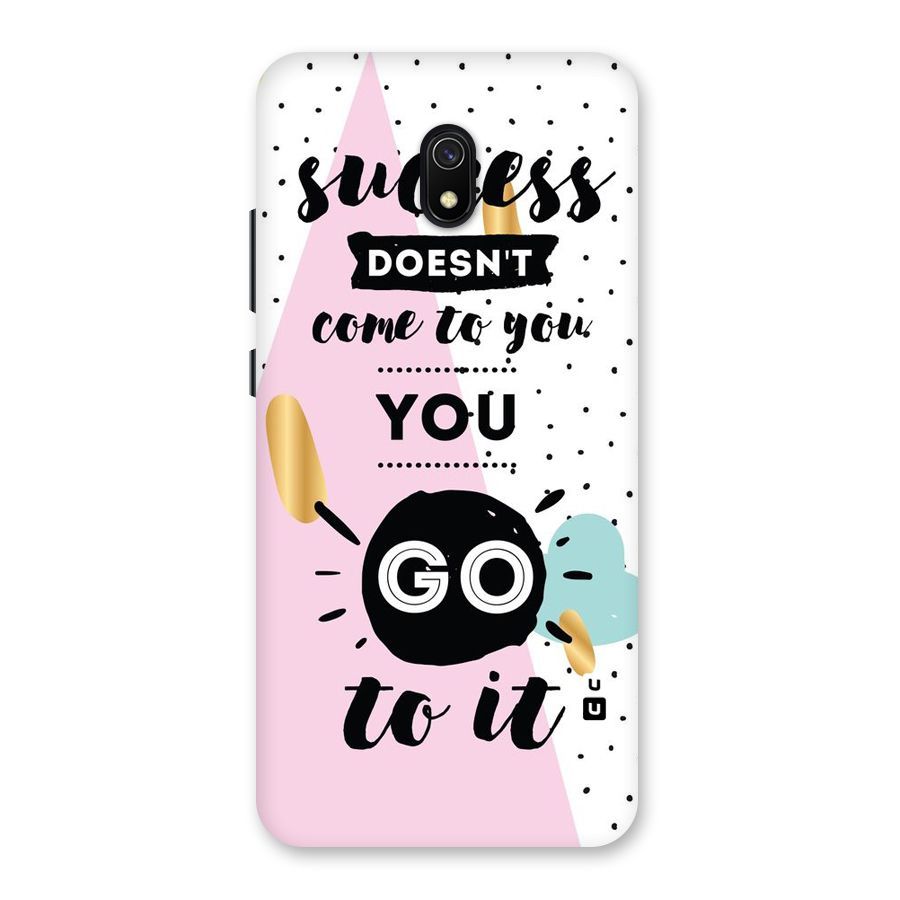 Go To Success Back Case for Redmi 8A