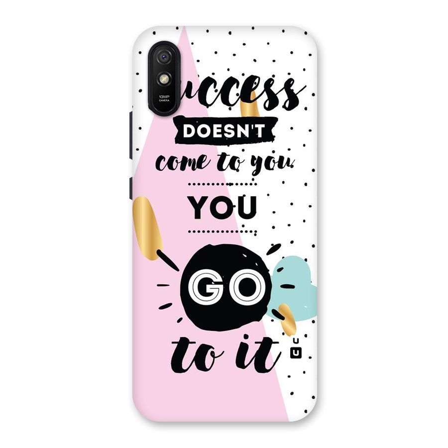 Go To Success Back Case for Redmi 9A