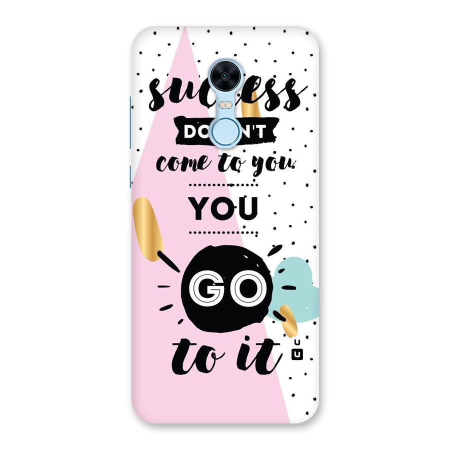 Go To Success Back Case for Redmi Note 5