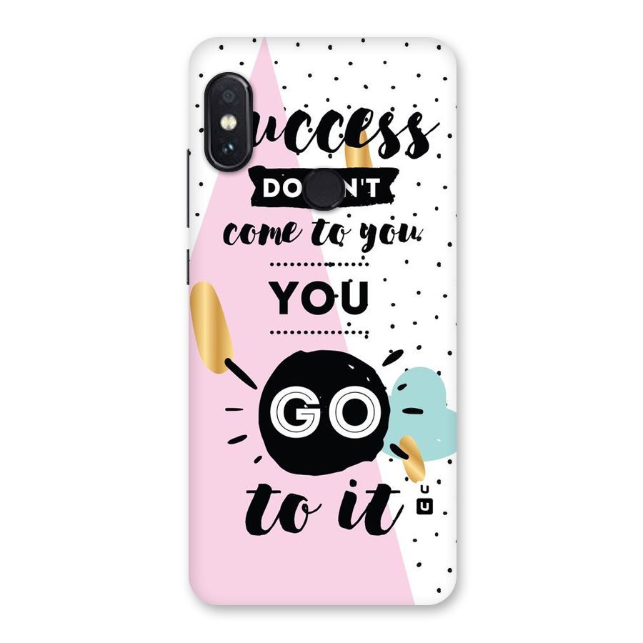Go To Success Back Case for Redmi Note 5 Pro