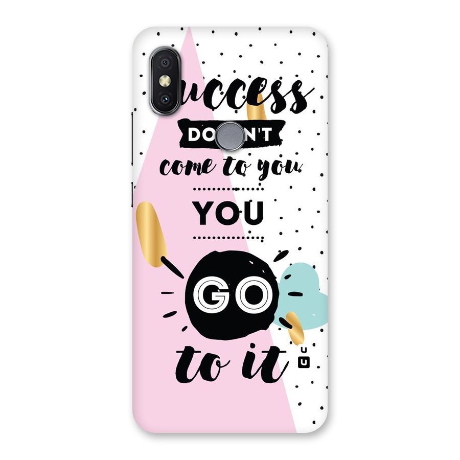 Go To Success Back Case for Redmi Y2