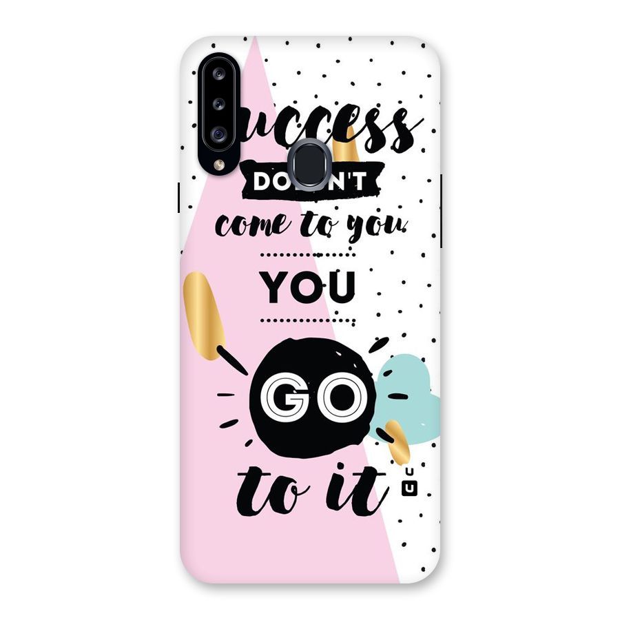 Go To Success Back Case for Samsung Galaxy A20s