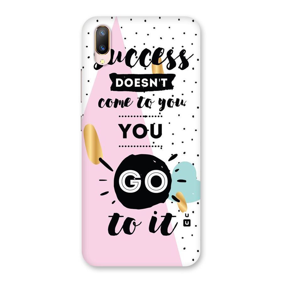 Go To Success Back Case for Vivo V11 Pro