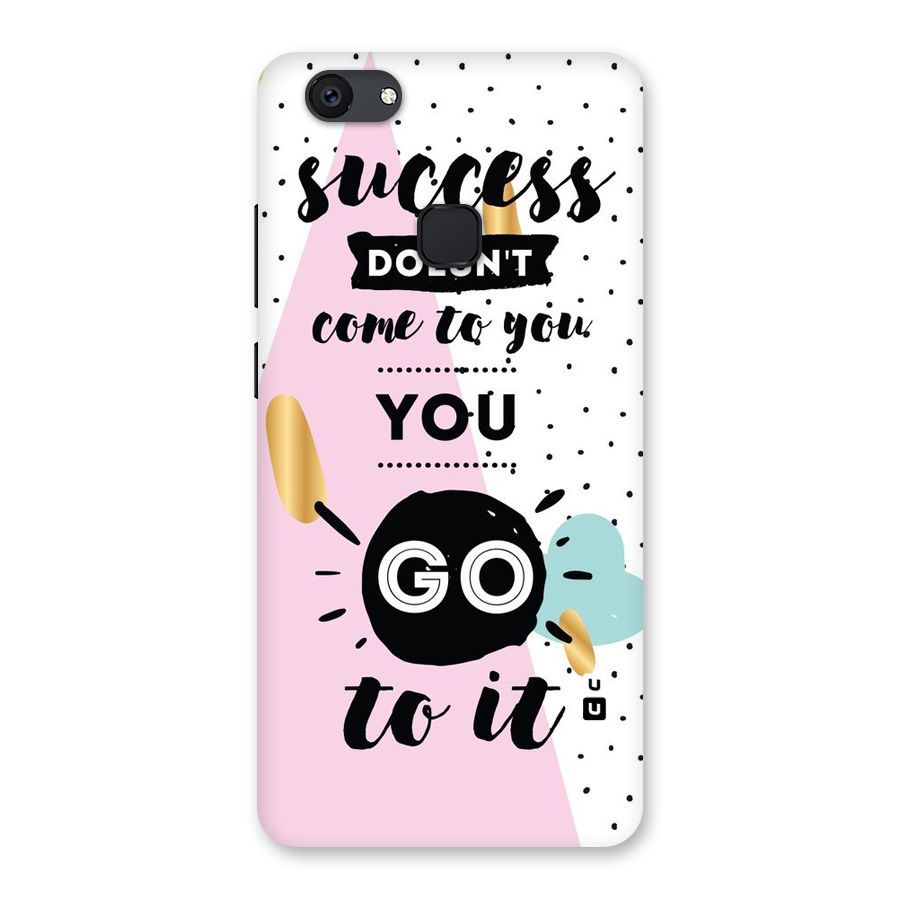 Go To Success Back Case for Vivo V7 Plus