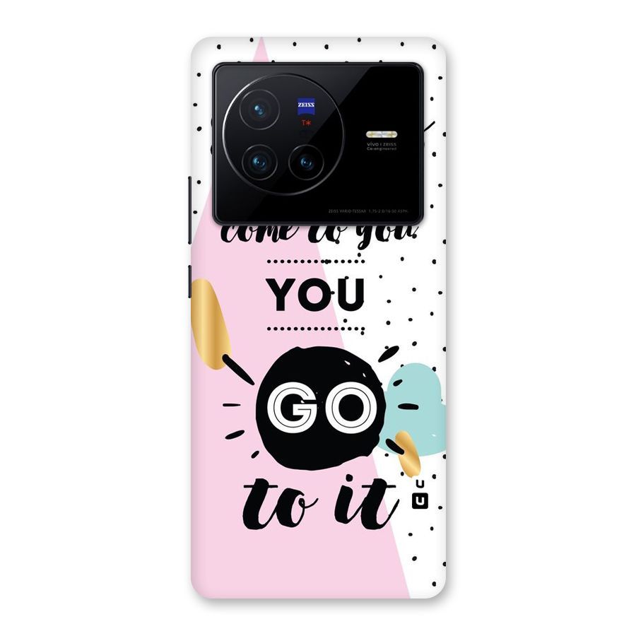 Go To Success Back Case for Vivo X80