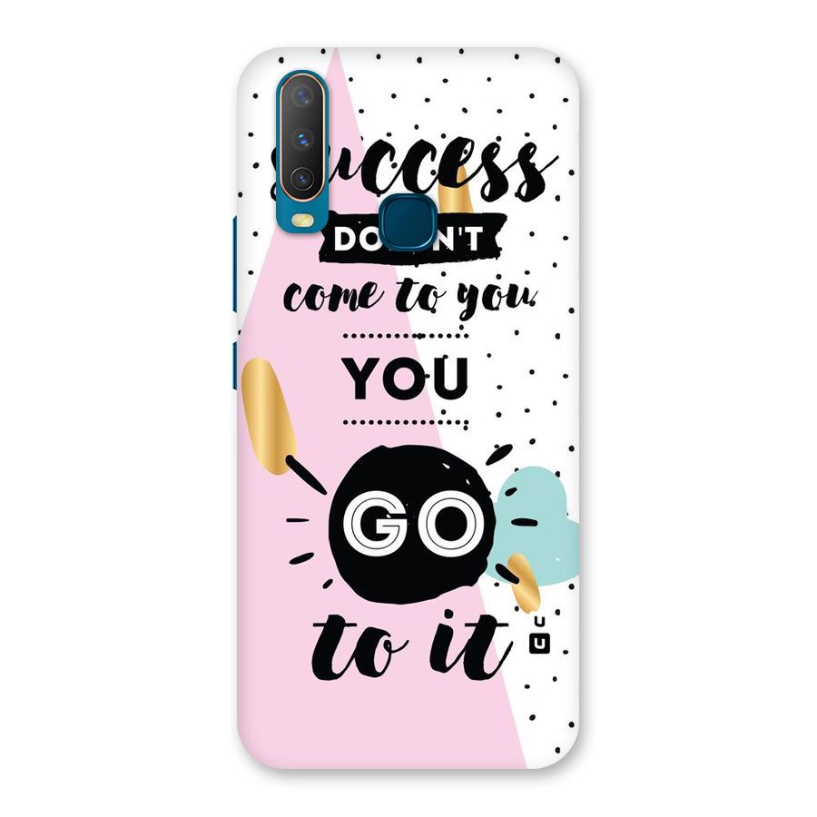 Go To Success Back Case for Vivo Y17