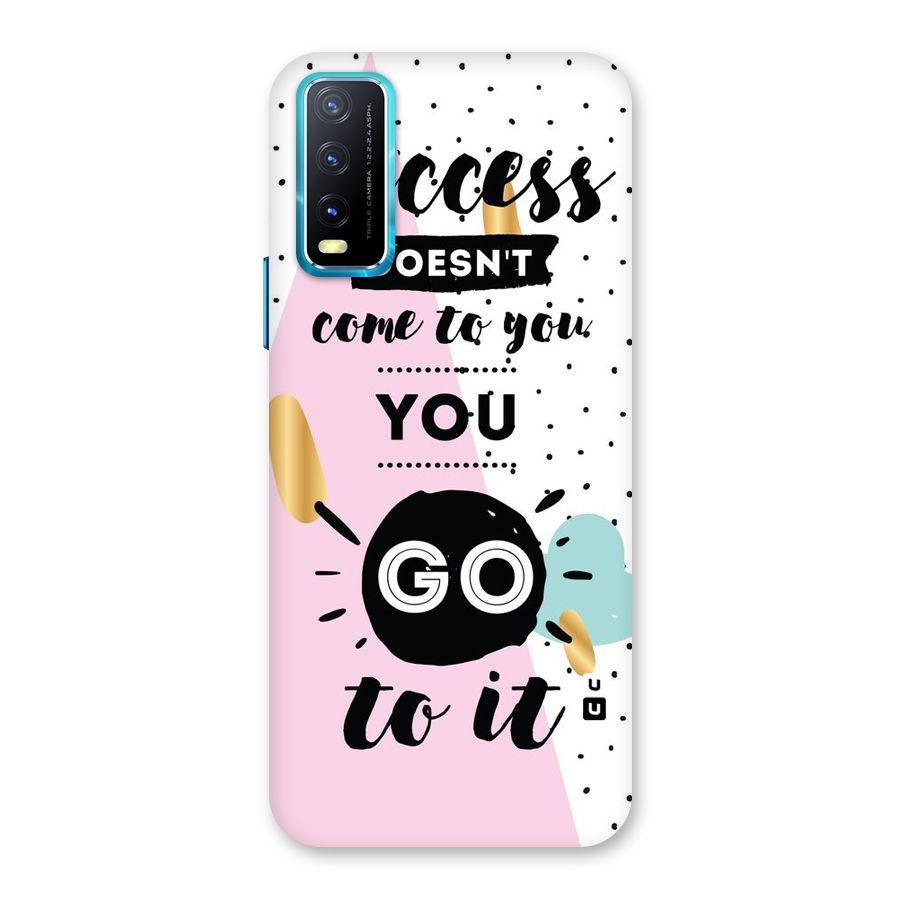 Go To Success Back Case for Vivo Y20