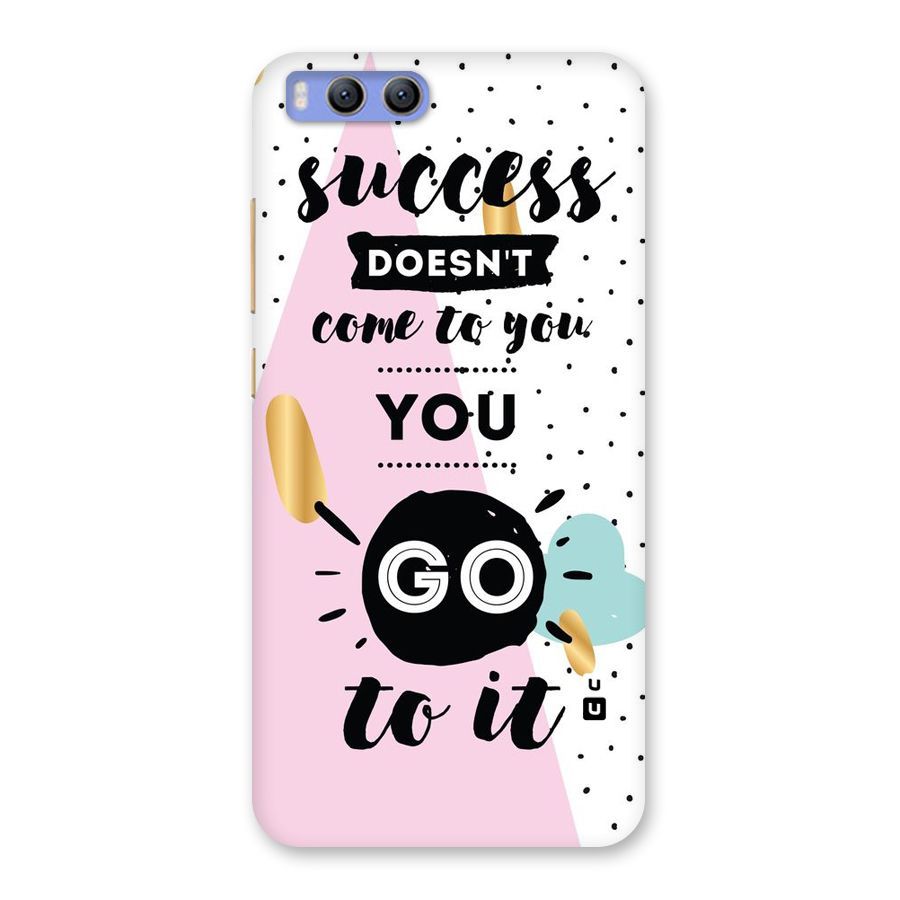 Go To Success Back Case for Xiaomi Mi 6