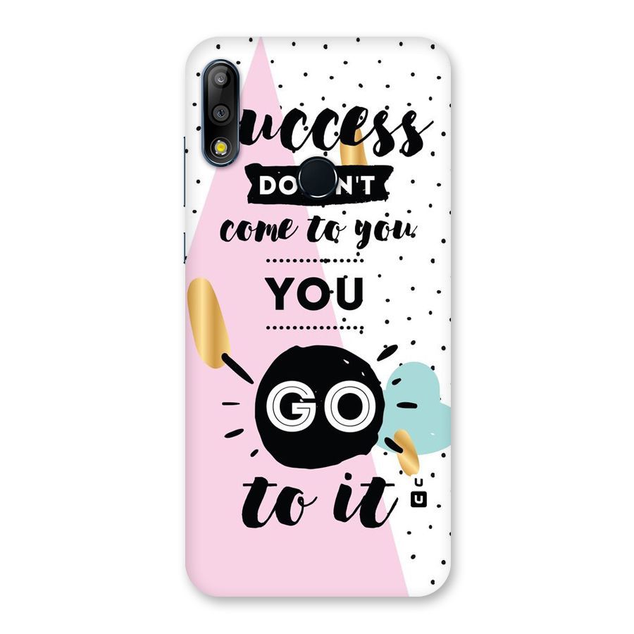 Go To Success Back Case for Zenfone Max Pro M2
