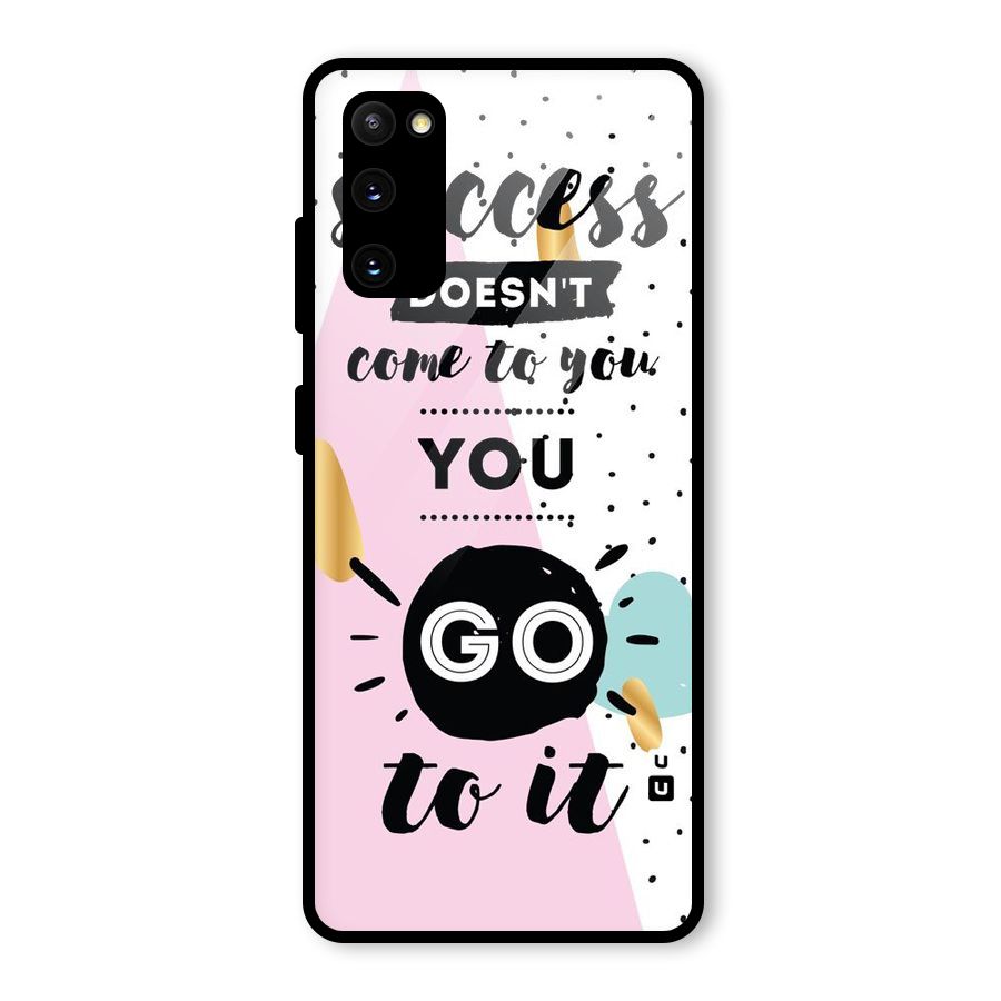 Go To Success Glass Back Case for Galaxy S20 FE 5G