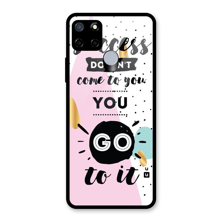 Go To Success Glass Back Case for Realme Narzo 20