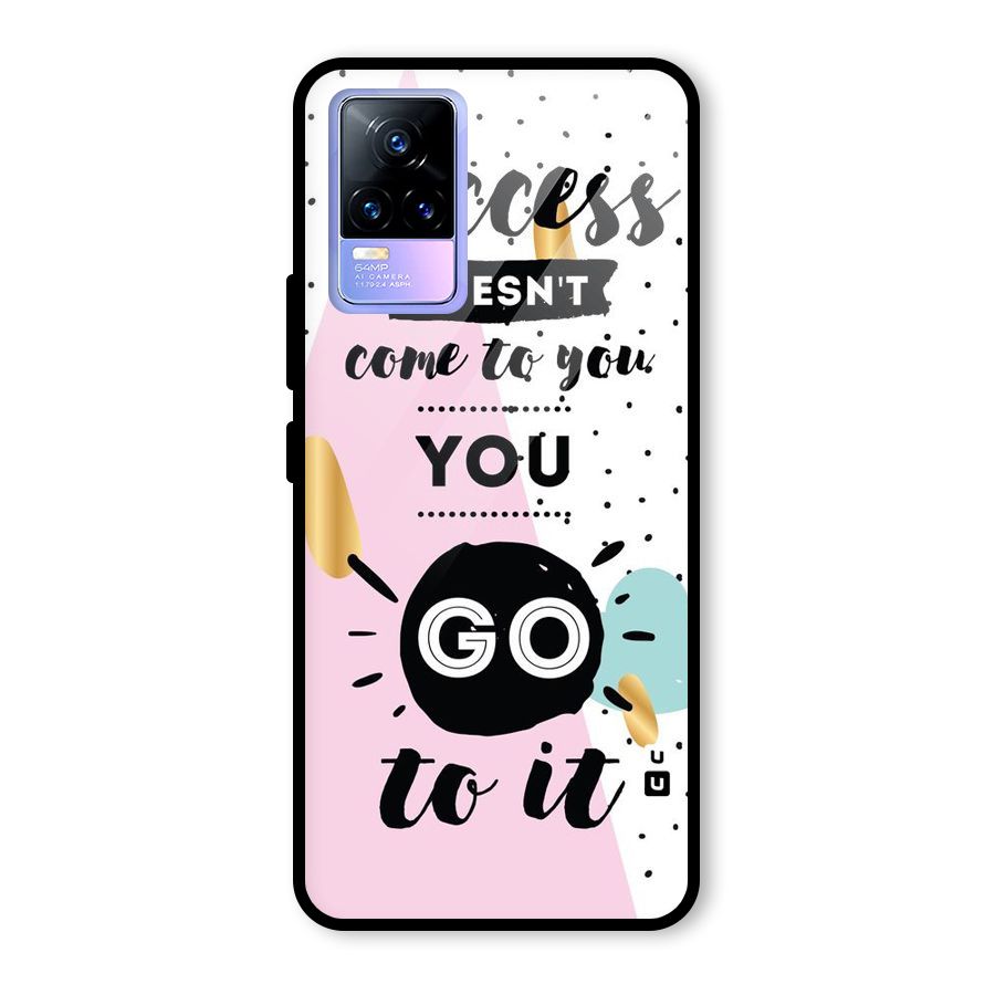 Go To Success Glass Back Case for Vivo Y73