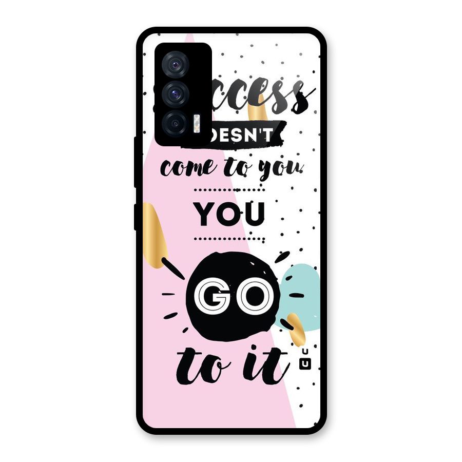 Go To Success Glass Back Case for Vivo iQOO 7 5G