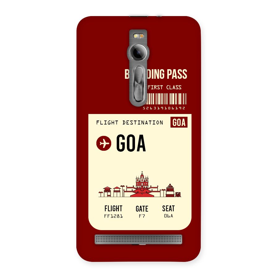 Goa Boarding Pass Back Case for Asus Zenfone 2