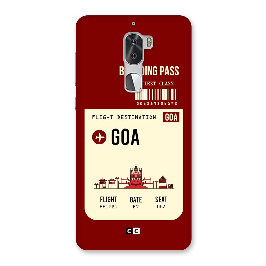 Goa Boarding Pass Back Case for Coolpad Cool 1