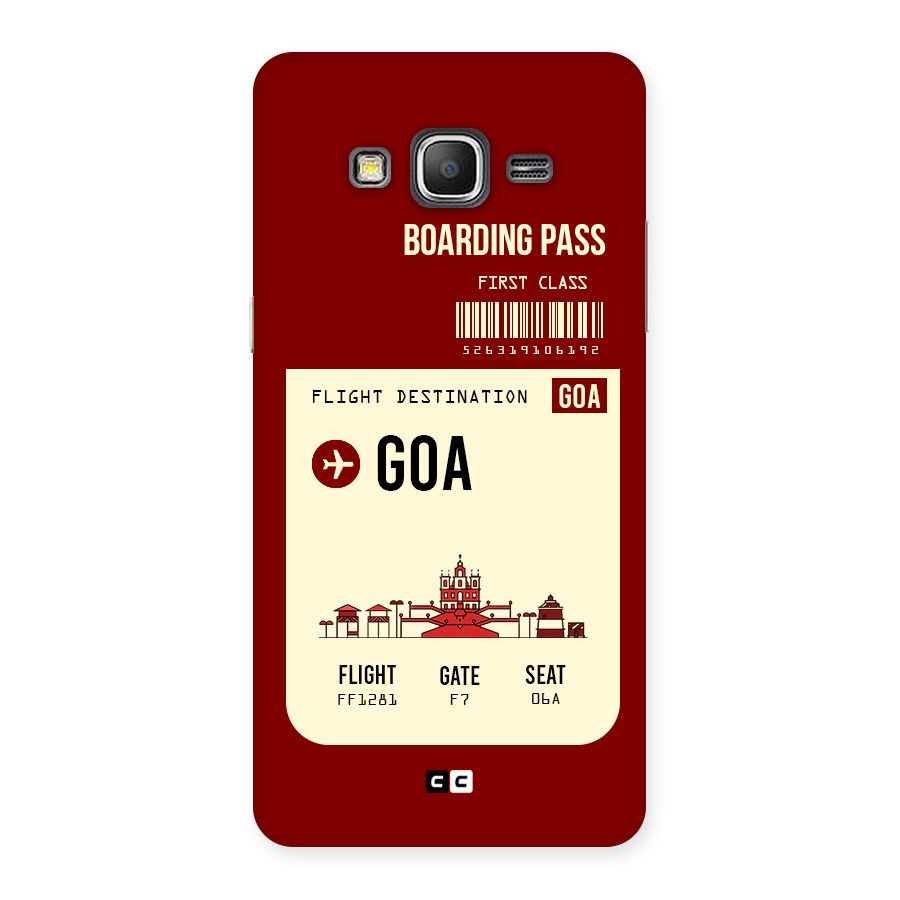 Goa Boarding Pass Back Case for Galaxy Grand Prime