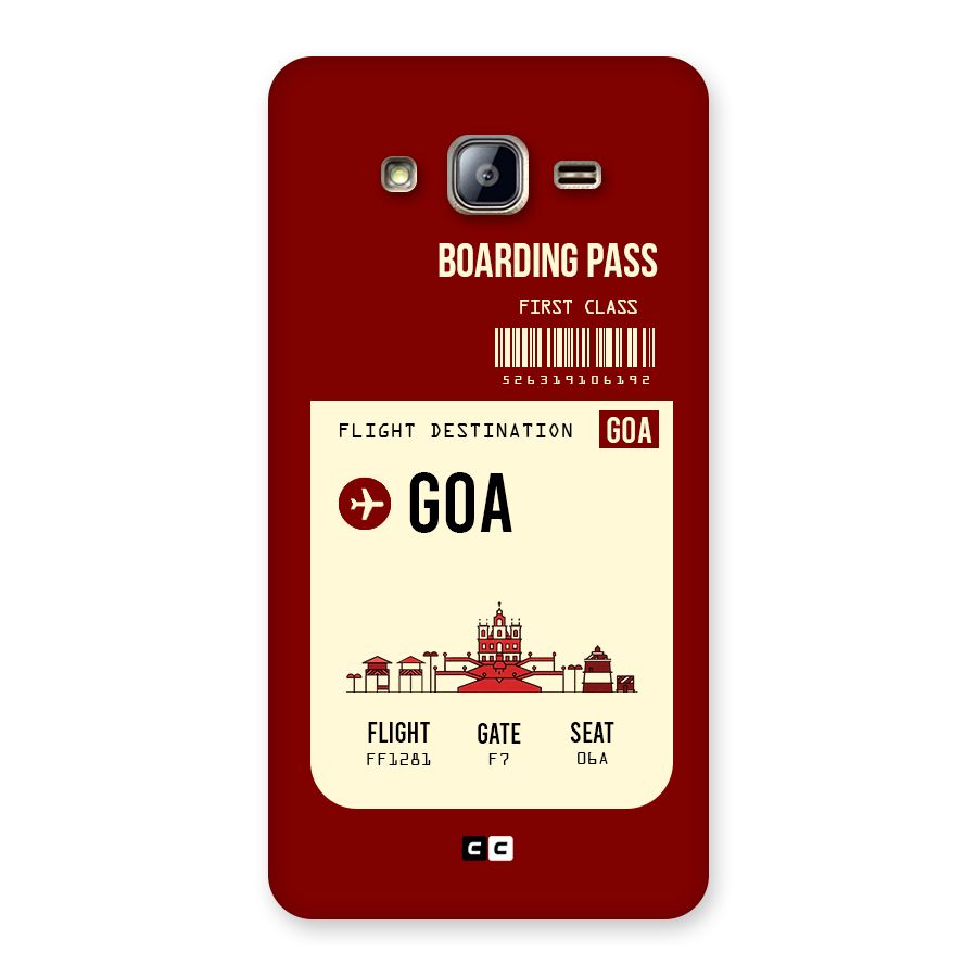 Goa Boarding Pass Back Case for Galaxy On5